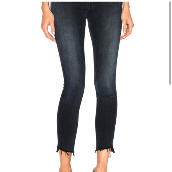 MOTHER Stunner Zip Ankle Step Fray All I Want Sz 27 - Picture 3 of 6